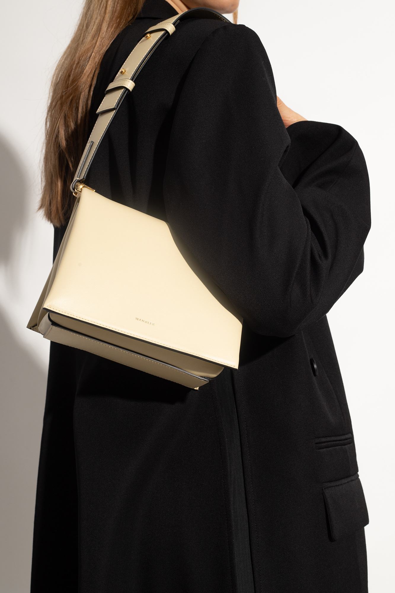 SchaferandweinerShops Germany - Cream 'Uma Box' shoulder bag